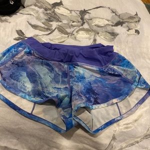 Used Blue and purple tie die 10 size kids, 2.5 inch.